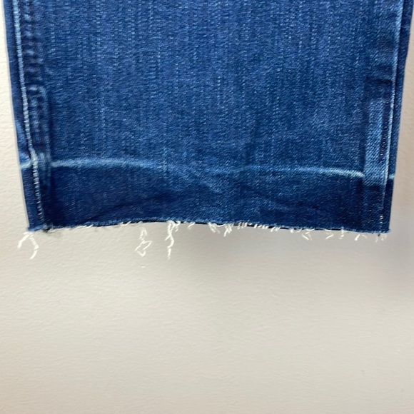 NWOT Old Navy Jeans SZ4 Flare Ankle High Rise Dark Wash Secret Slim Pockets - Picture 4 of 9